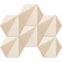 Tubądzin Chenille beige hex mozaika ścienna 28,9x22,1 cm zdj.1