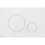 Alca Flat przycisk spłukujący do WC biały połysk TURN-WHITE zdj.1
