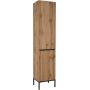 Astor Alba szafka 40x33x183 cm boczna stojąca dąb wotan AM-ASB-420-0N zdj.1