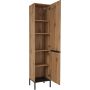 Astor Alba szafka 40x33x183 cm boczna stojąca dąb wotan AM-ASB-420-0N zdj.2