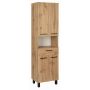 Astor Diuna Wotan szafka 50x35x180 cm boczna stojąca dąb AM-LUC-250-2N zdj.2