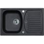Alveus Record 30 zlewozmywak 78x48 cm Granital czarny 1115191 zdj.1