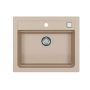 Alveus Atrox 30 zlewozmywak granitowy 59x50 cm beżowy 1131993 zdj.1