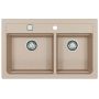 Alveus Atrox 50 zlewozmywak granitowy 79x50 cm beżowy 1131999 zdj.1