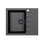 Alveus Cadit zlewozmywak granitowy 59x50 cm czarny 1148158 zdj.1