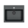 Alveus Atrox zlewozmywak granitowy 59x50 cm czarny 1148162 zdj.1