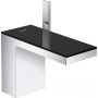 Axor MyEdition EcoSmart bateria umywalkowa stojąca chrom/czarne szkło 47030600 zdj.1