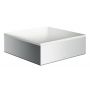 Axor Suite umywalka 28,5x28,5 cm nablatowa kwadratowa biały/chrom 42002000 zdj.1