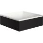 Axor Suite umywalka 28,5x28,5 cm nablatowa kwadratowa biały/czarny mat 42002670 zdj.1