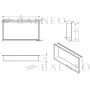 Balneo Wall Box półka wnękowa 60 cm czarna B0101020109-2 zdj.2