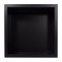 Balneo Wall-Box One Black półka wnękowa 30x30x7 cm czarna OB-BL1