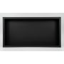 Balneo Wall-Box One Black półka wnękowa 60x30x10 cm czarna OB-BL4 zdj.1
