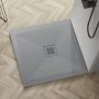 Balneo Stone Tray brodzik 90x90 cm kwadratowy kompozyt jasnoszary STFLG909025 zdj.7