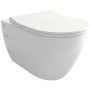 Bocchi Venezia miska WC wisząca bez kołnierza Clean Plus+ biały połysk 1295-001-0129 zdj.1