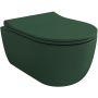 Bocchi V-Tondo miska WC wisząca bez kołnierza zielony mat 1416-027-0129 zdj.1