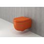 Bocchi V-Tondo miska WC wisząca bez kołnierza Clean Plus+ pomarańczowy połysk 1417-012-0129 zdj.1