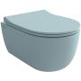 Bocchi V-Tondo miska WC wisząca bez kołnierza niebieski mat 1417-029-0129 zdj.1