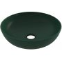Bocchi Sottile Slim Line umywalka 38 cm nablatowa okrągła Clean Plus+ zielony mat 1494-027-0125 zdj.1