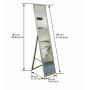 BD Art lustro stojące do garderoby 155x36 cm prostokątne beton 301120000049 zdj.2