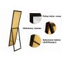 BD Art lustro stojące do garderoby 155x36 cm prostokątne czarne 301120000005 zdj.3