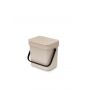 Brabantia Sort & Go sortownik na odpady 3 l beżowy 251689 zdj.5