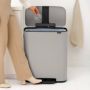 Brabantia Bo pojemnik na odpady 60 l szary Soft Grey 255083 zdj.2