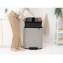 Brabantia Bo pojemnik na odpady 60 l szary Soft Grey 255083 zdj.9