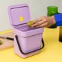 Brabantia Sort & Go sortownik na odpady 3 l Lilac Pink 255427 zdj.2