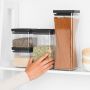 Brabantia Tasty+ zestaw pojemników przezroczysty/czarny 122422 zdj.7