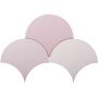 Cil Decor Escama Powder Pink Medium Mat dekor ścienny 15,5x17 cm zdj.2