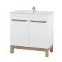 Comad Bali White szafka 80x45x84 cm podumywalkowa stojąca biała-dąb BALIWHITE821-80CMFSC zdj.10