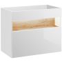 Comad Bahama White szafka 80 cm podumywalkowa wisząca Biel Alpejska/Dąb Wotan BAHAMAWHITE821FSC zdj.1