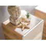 Comad Aruba White szafka 35 cm boczna wisząca biały połysk/dąb craft złoty ARUBAWHITE830FSC zdj.5
