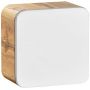Comad Aruba White szafka 35 cm boczna wisząca biały połysk/dąb craft złoty ARUBAWHITE831FSC zdj.1