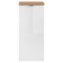 Comad Capri White szafka 35x35x80 cm boczna wisząca biała-dąb CAPRI-WHITE-811B-FSC zdj.3