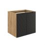 Comad Ocean Black szafka 60x46x57 cm czarna-dąb OCEAN BLACK 82-60-2D zdj.1