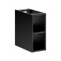 Zestaw meblowy Santa Fe Black szafka podumywalkowa 140 cm czarna z blatem i regałem SET-SFBL B 140CM zdj.29