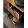 Comad Xilo szafka 80x46x57 cm podumywalkowa wisząca czarna-dąb XILO BLACK WOTAN 82-80-D-2S zdj.8