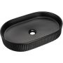 Comad Beyond 3 umywalka 56x36 cm owalna nablatowa czarna BEYOND 3 BLACK ( E-6531 ) zdj.1