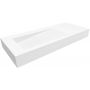 Cristalstone Linea Ideal umywalka 110x45 cm ścienna prostokątna biały U1100-MBLOLB/BO zdj.1
