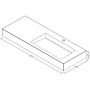 Cristalstone Linea Ideal umywalka 120x45 cm ścienna prostokątna biały U1200-MBPOLC zdj.2