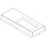 Cristalstone Linea Ideal umywalka 120x45 cm ścienna prostokątna biały U1200-MBPOLC/BO zdj.2