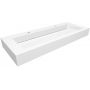 Cristalstone Linea Ideal umywalka 120x45 cm ścienna prostokątna biały U1200-MOLC zdj.1