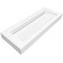 Cristalstone Linea Ideal umywalka 120x45 cm ścienna prostokątna biały U1200-MOLC/BO zdj.4