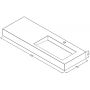 Cristalstone Linea Ideal umywalka 130x45 cm ścienna prostokątna biały U1300-MBPOLC zdj.2