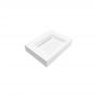 Cristalstone Linea Ideal umywalka 60x45 cm ścienna prostokątna biały U600-MCOLC/BO zdj.4