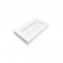 Cristalstone Linea Ideal umywalka 80x45 cm ścienna prostokątna biały U800-MCOLC/BO zdj.4