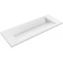 Cristalstone Linea Diago umywalka 80x30 cm prostokątna wpuszczana biała U800-MCOLCW/CR zdj.1