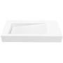 Cristalstone Linea Ideal umywalka 90x45 cm ścienna prostokątna biały U900-MBLOLB/BO zdj.3