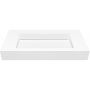 Cristalstone Linea Ideal umywalka 90x45 cm ścienna prostokątna biały U900-MCOLC/BO zdj.3